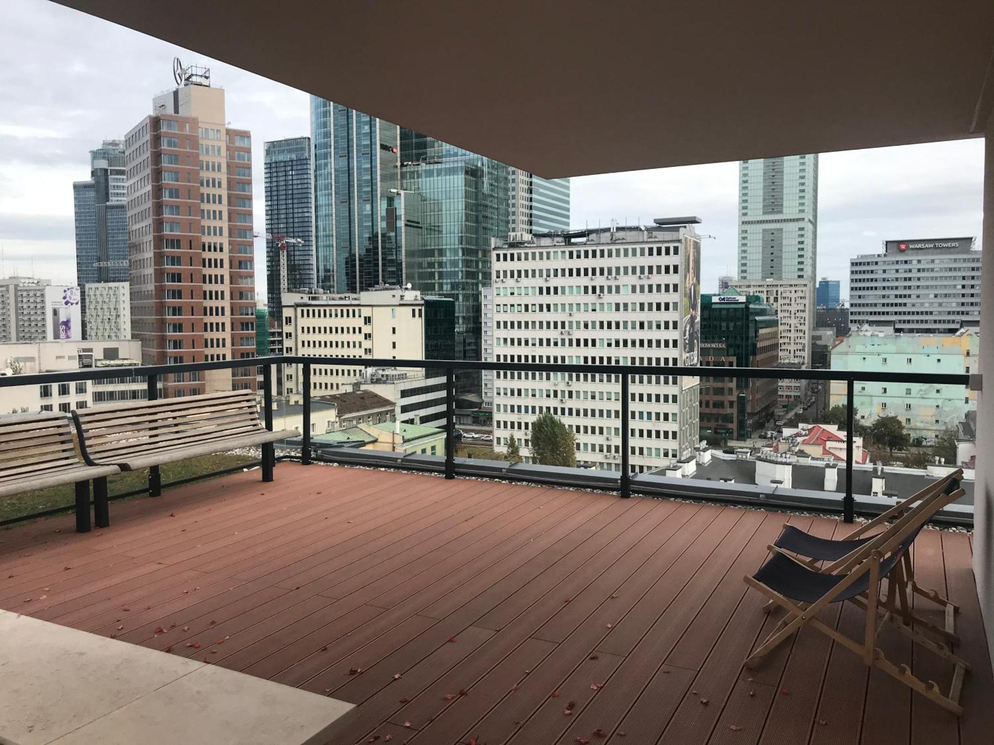 Sienna 65 - Taras Na Dachu Z Panorama 360 Na Warszawe -roof Terrace With A Beautiful View - Prywatny Balkon - Private Balcony - Better Apartament
